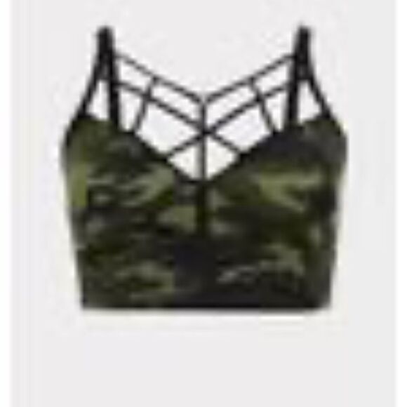Torris Camouflage Wireless Cage Front Bikini Top 3X - Picture 5 of 16